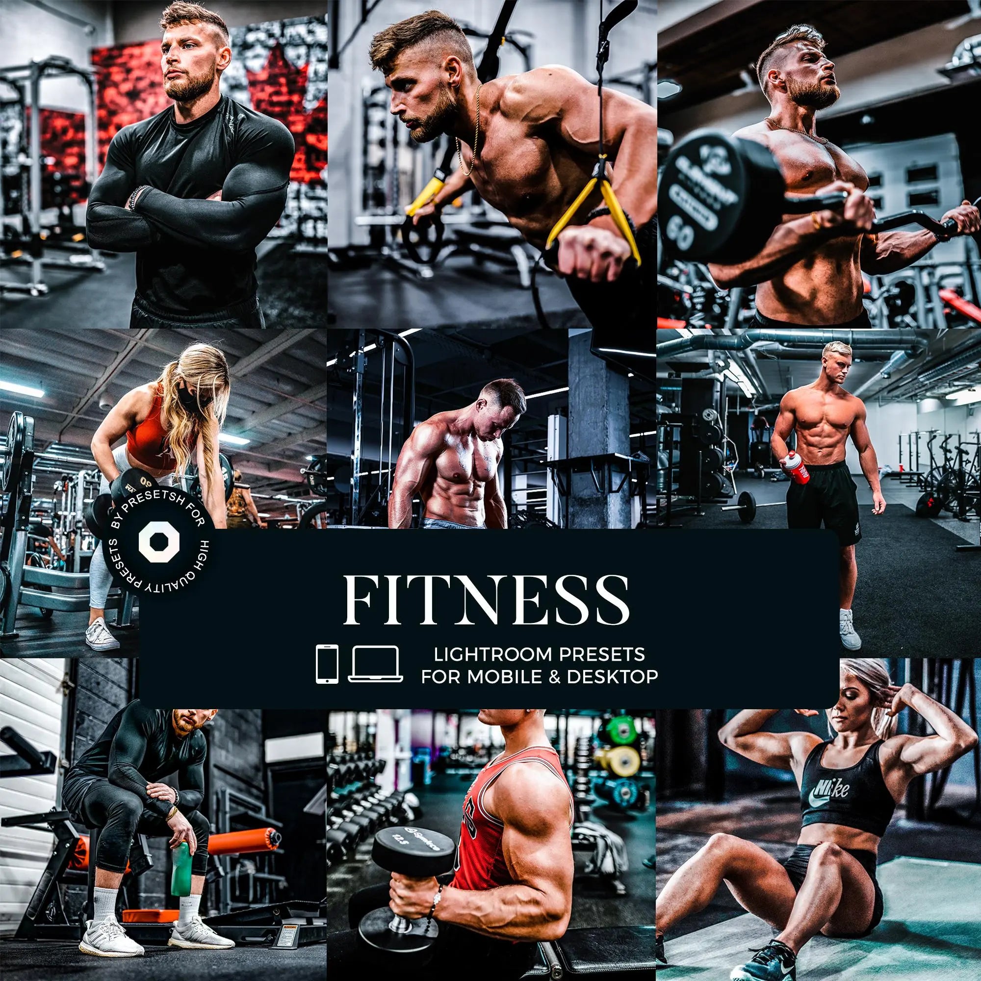 Fitness Lightroom Presets | By Presetsh - Desktop & Mobile