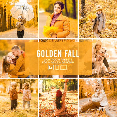 Golden Fall Lightroom Presets Collection - Presetsh