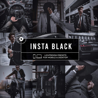 Black Insta Lightroom Presets Collection