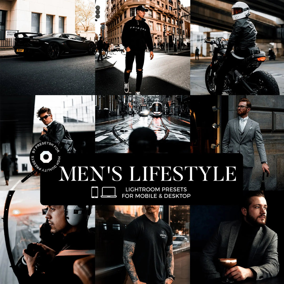 Men's Lifestyle Lightroom Presets