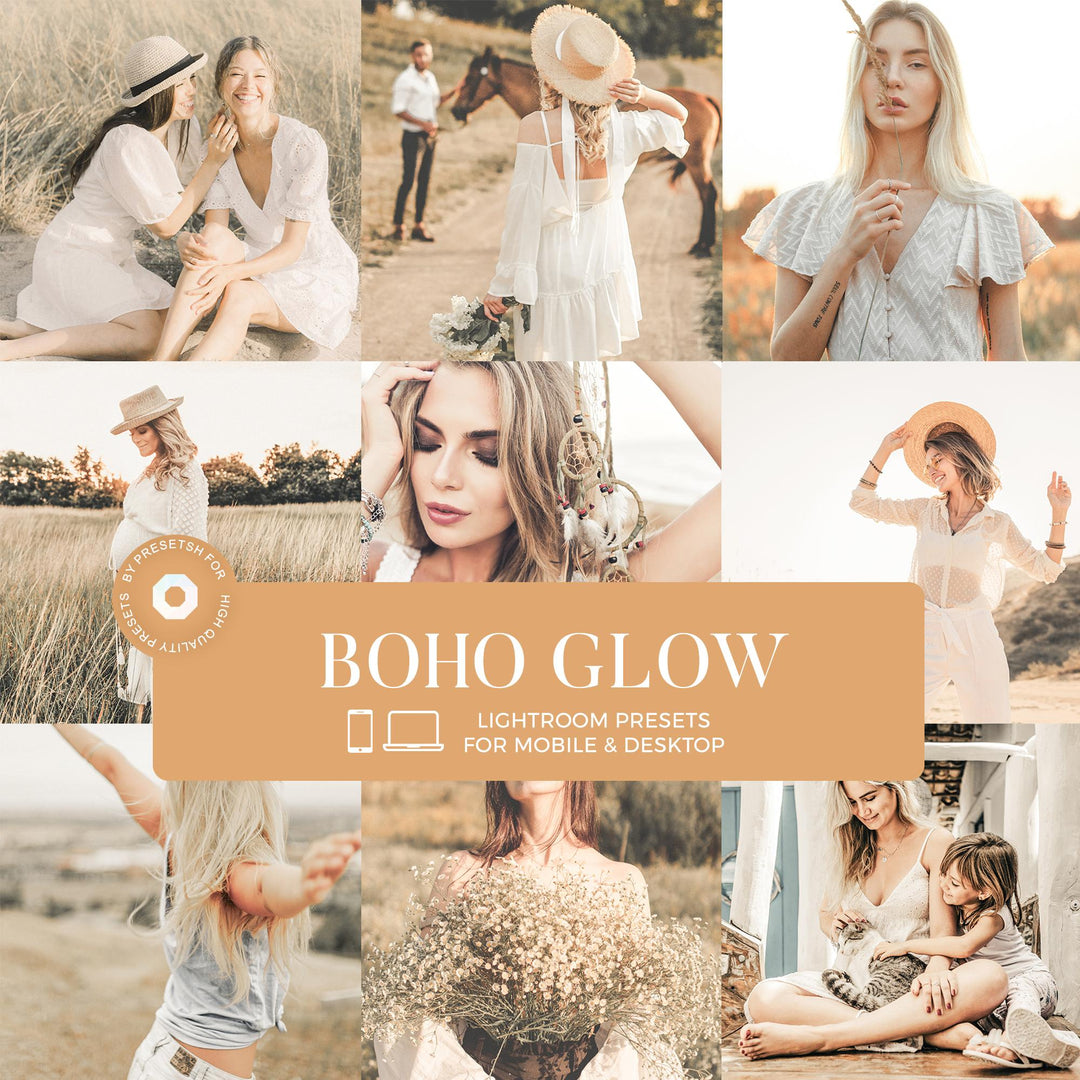 Boho Glow Lightroom Presets 
