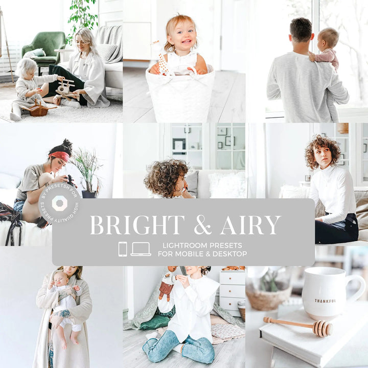 Bright &amp; Airy Lightroom Presets