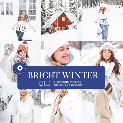 Bright winter Lightroom Presets 