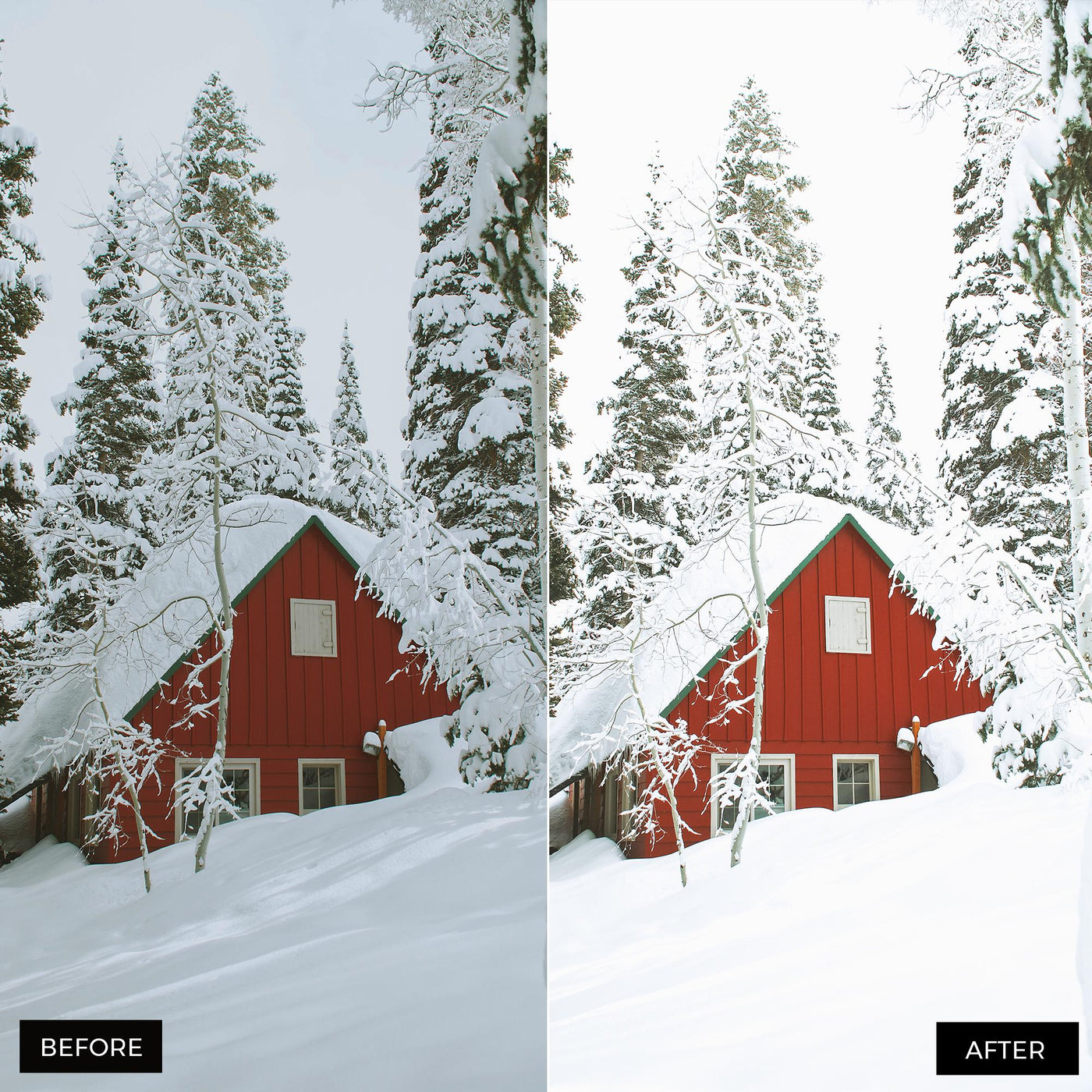 Bright winter Lightroom Presets 