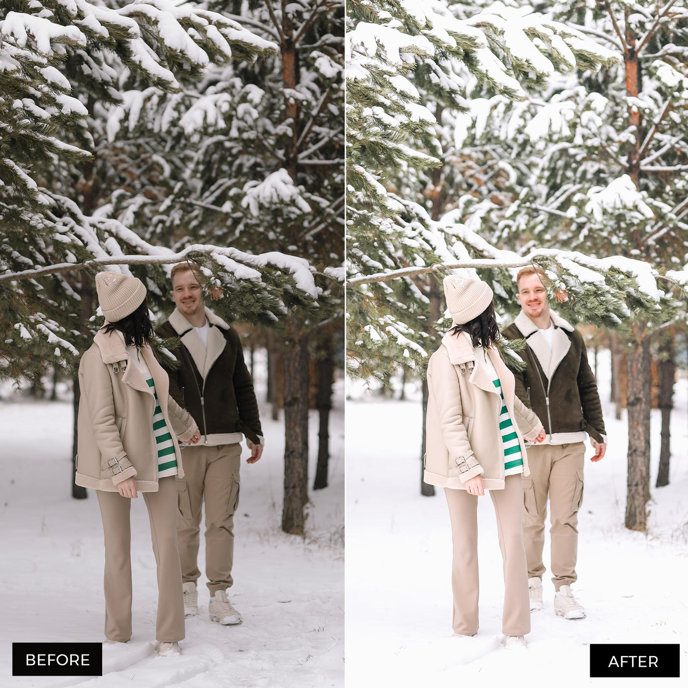 Bright winter Lightroom Presets 