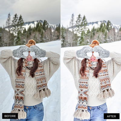 Bright winter Lightroom Presets 