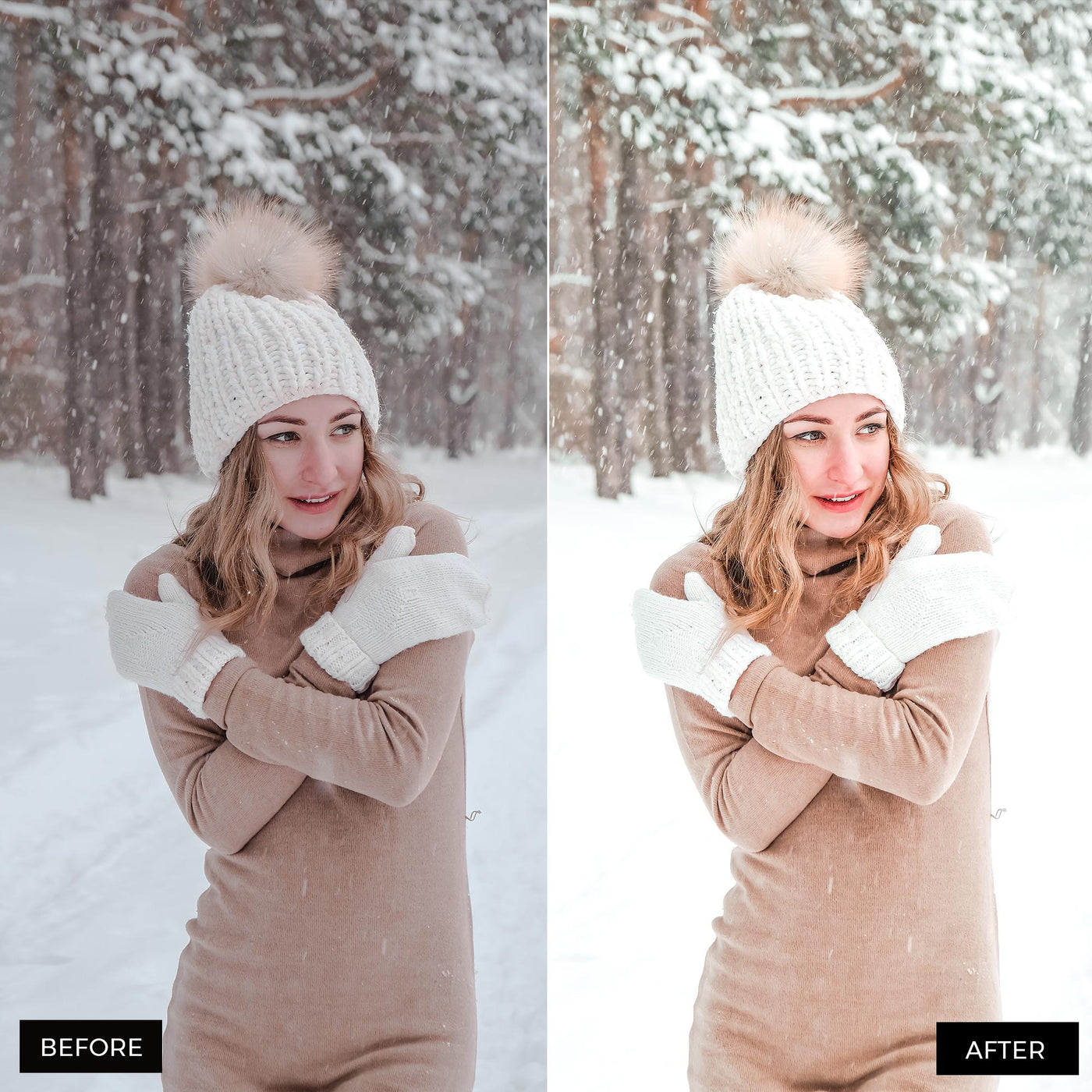 Bright winter Lightroom Presets 