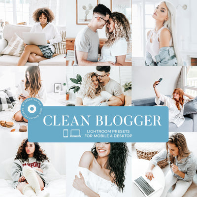 Clean Blogger Lightroom Presets 