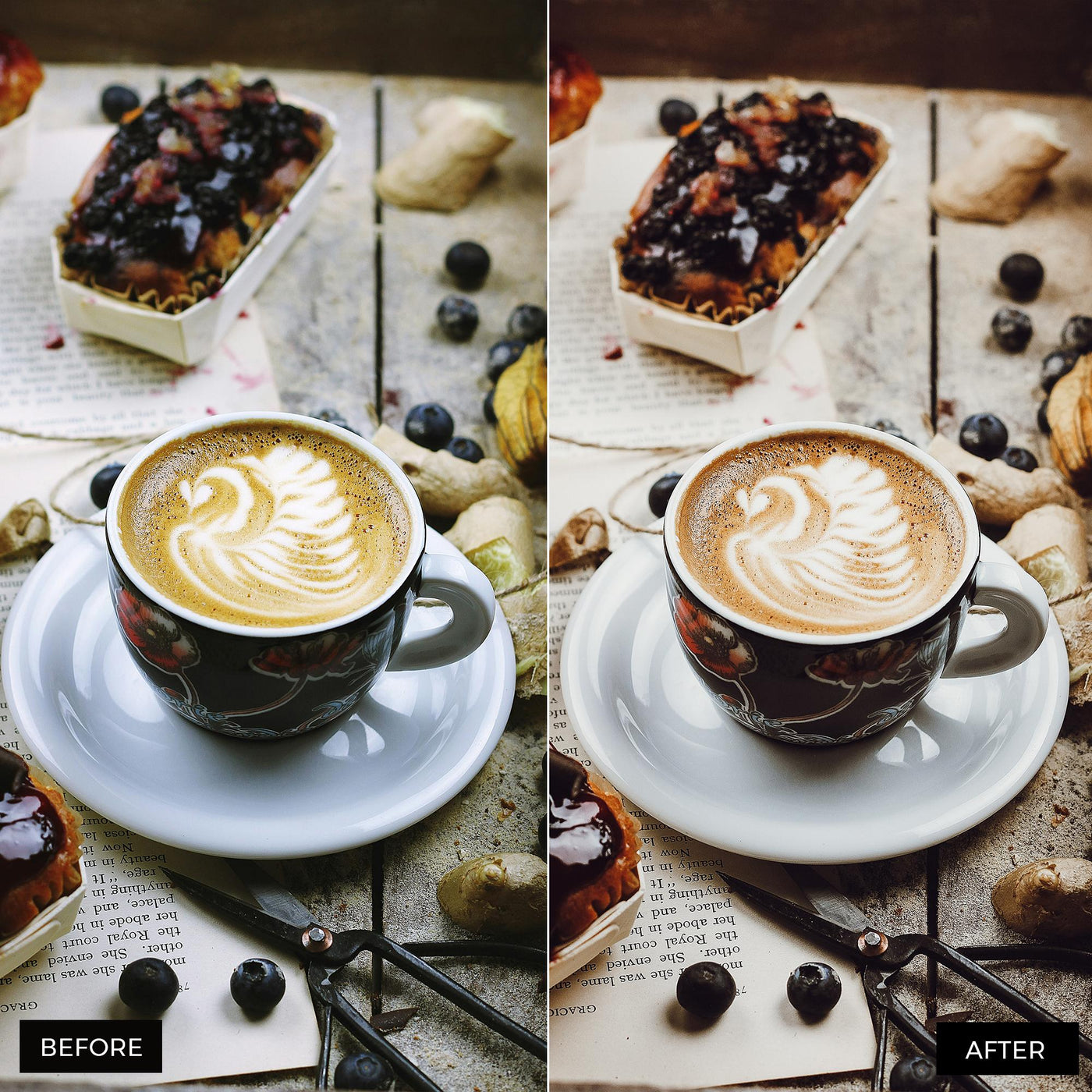 Coffee lightroom presets 