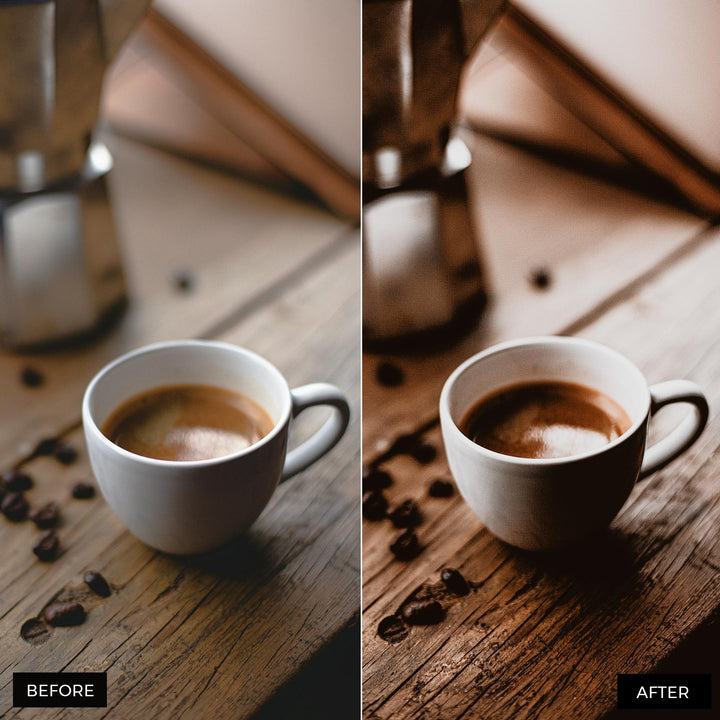 Espresso Lightroom Presets