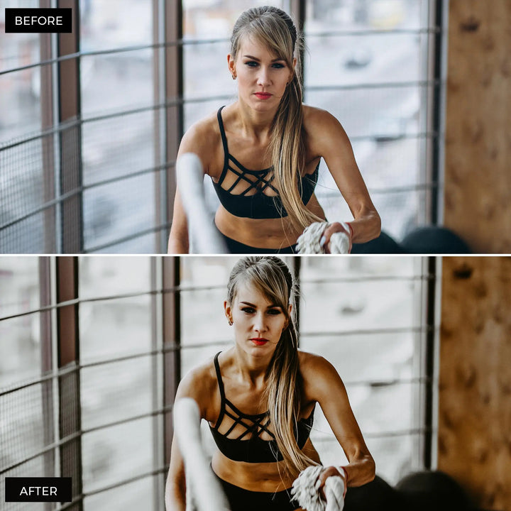 gym lightroom presets