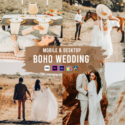 BOHO WEDDING VIDEO LUTS (MOBILE & DESKTOP)