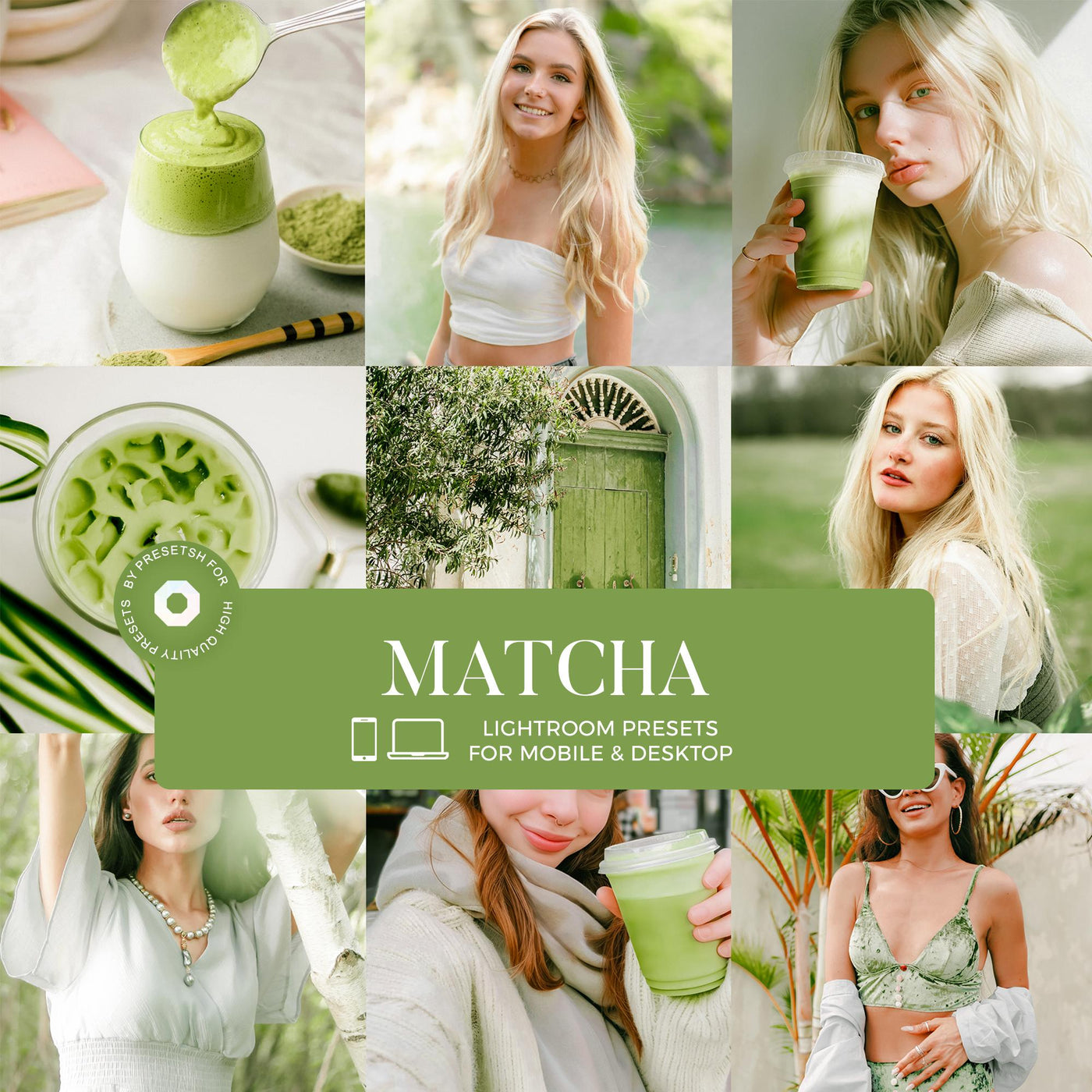 Matcha Latte Lightroom Presets