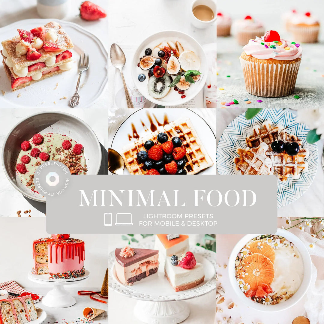Minimal Food Lightroom Presets