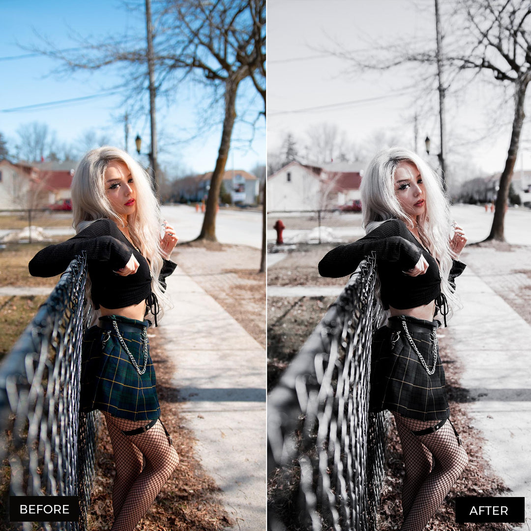 Minimal Grey Lightroom Presets