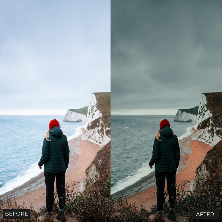 Moody tones lightroom presets