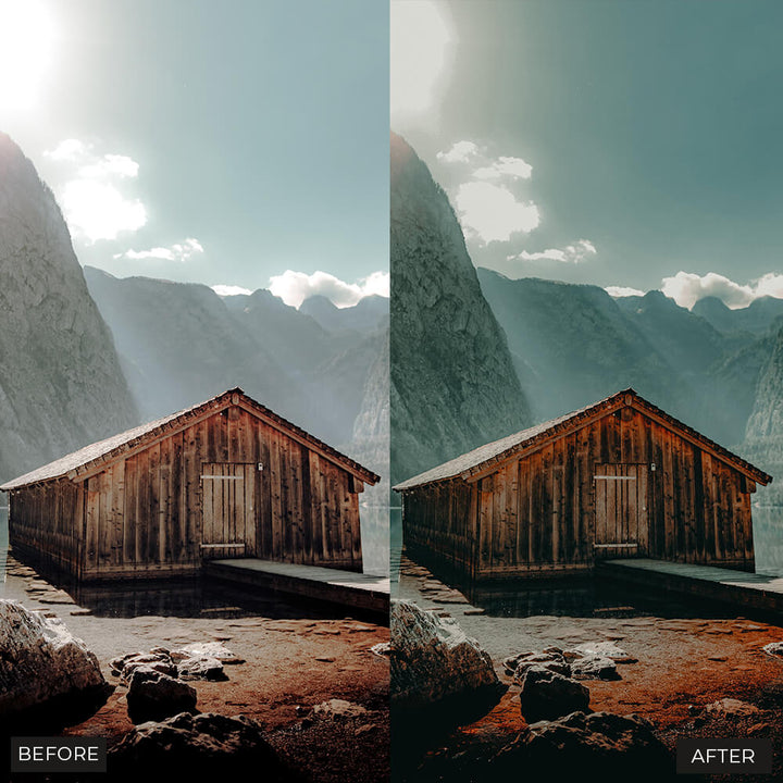 Moody tones lightroom presets