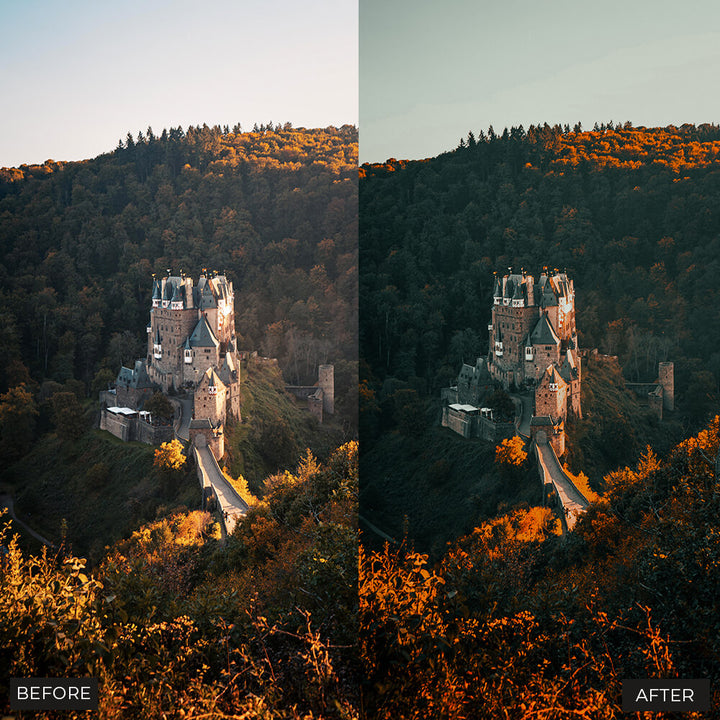 Moody tones lightroom presets