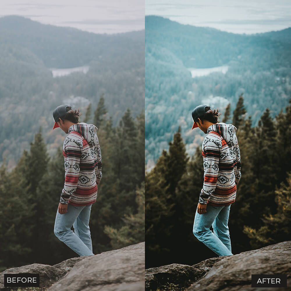Moody tones lightroom presets