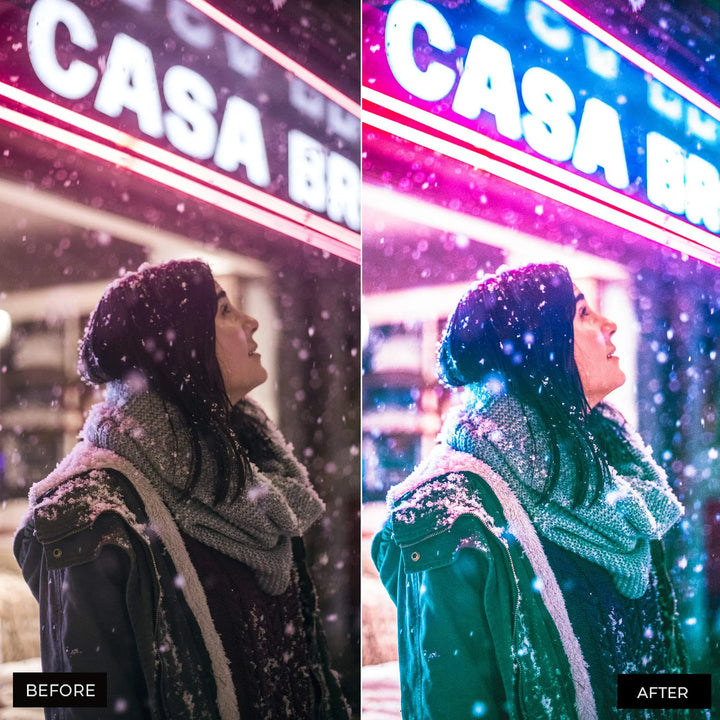 Neon Lightroom Presets