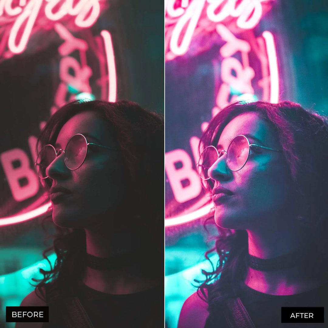 Neon Lightroom Presets