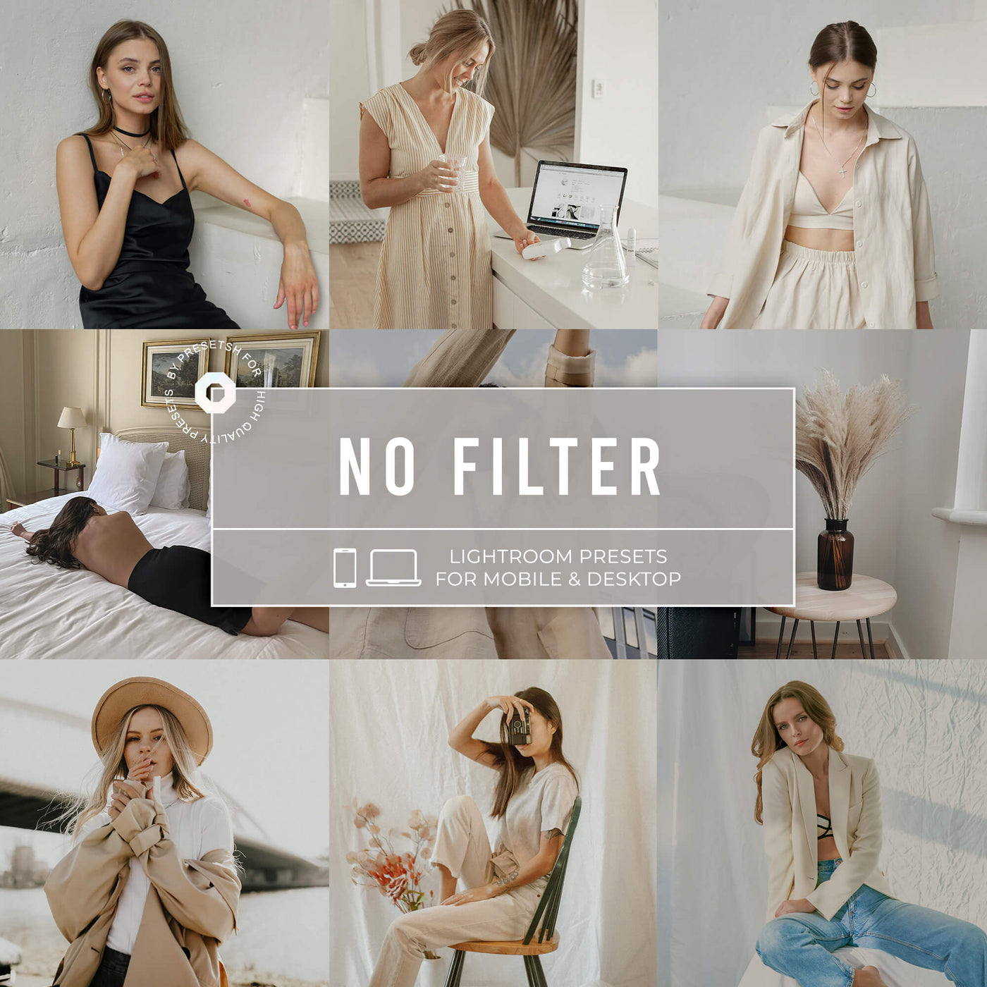 No filter Lightroom Presets Collection