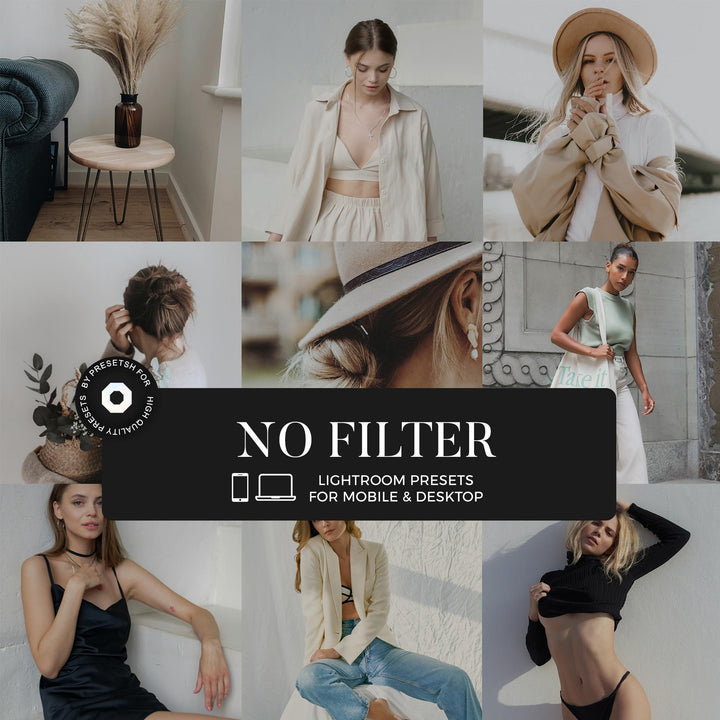 No filter Lightroom Presets 