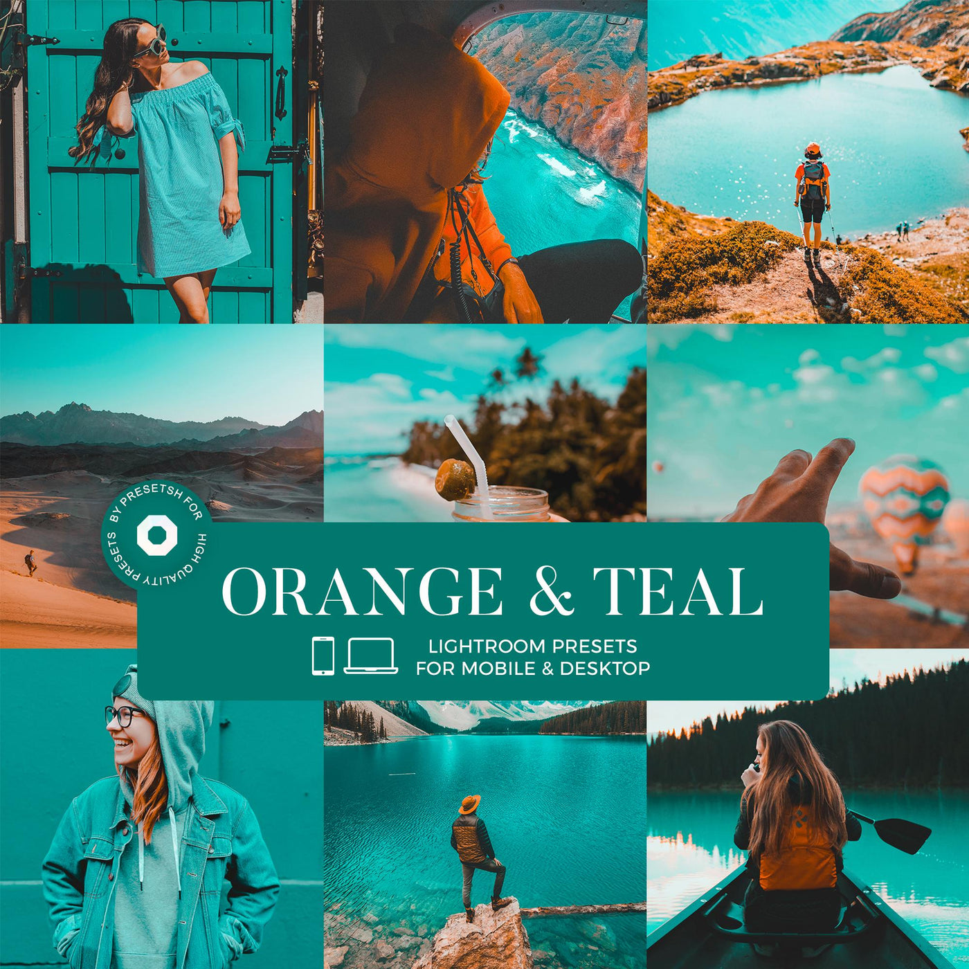 Orange and Teal Lightroom Presets