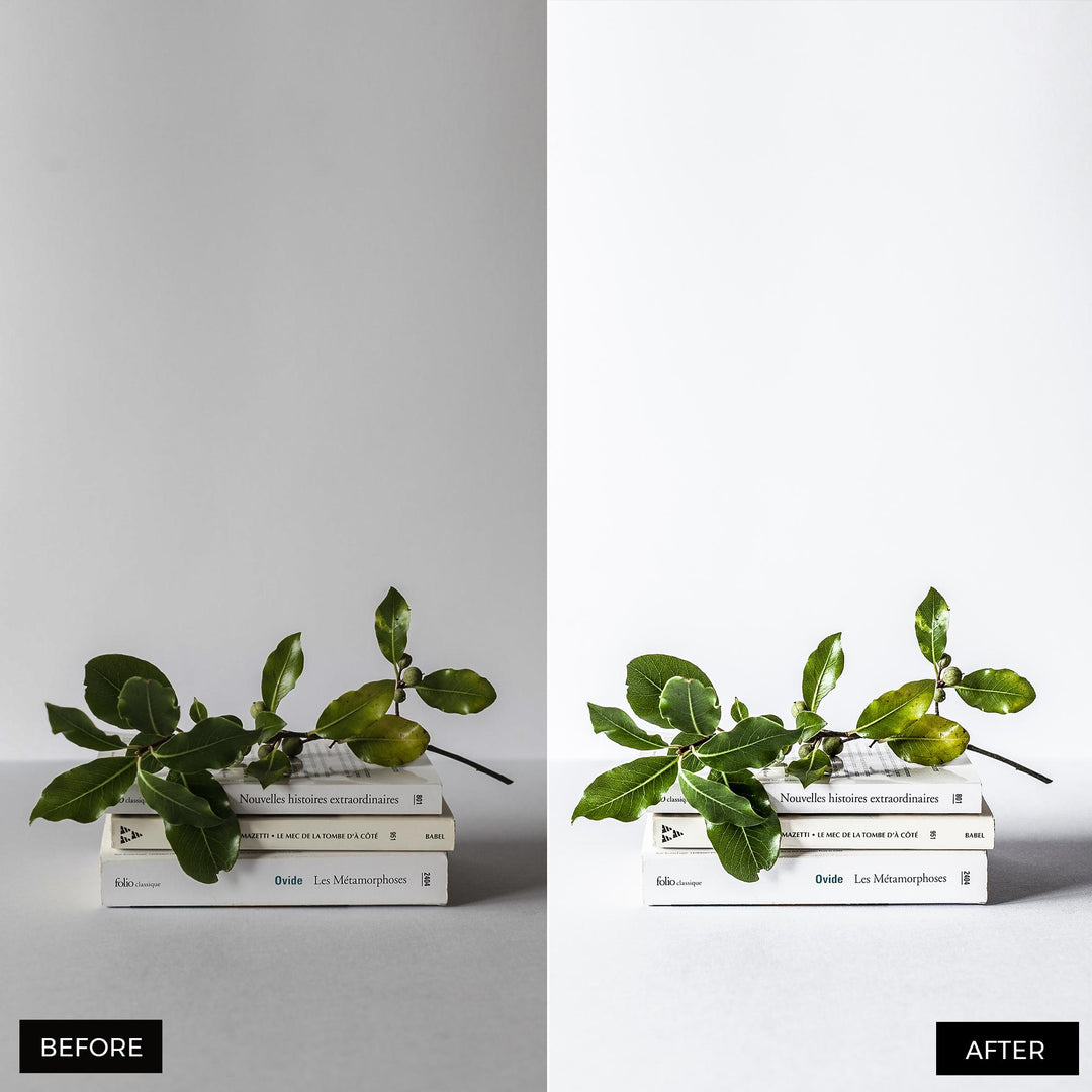 White Product Lightroom Presets