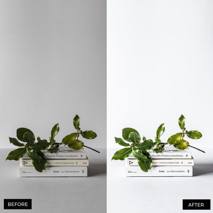 White Product Lightroom Presets