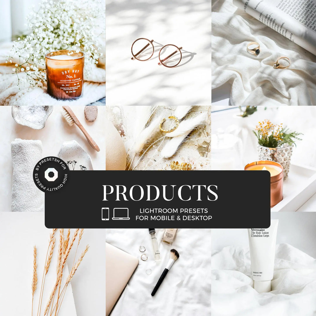 Products Lightroom Presets