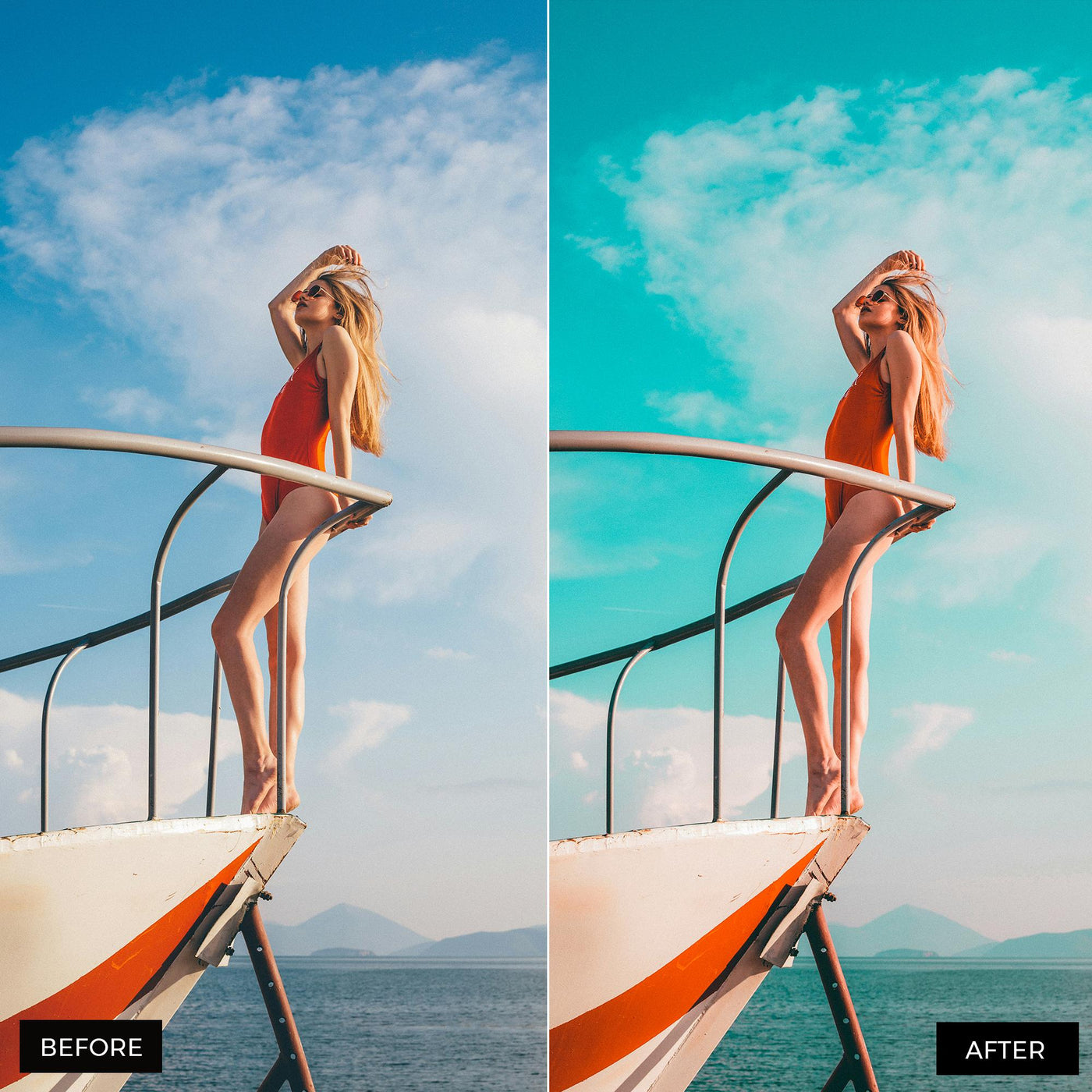 Orange and Teal Lightroom Presets