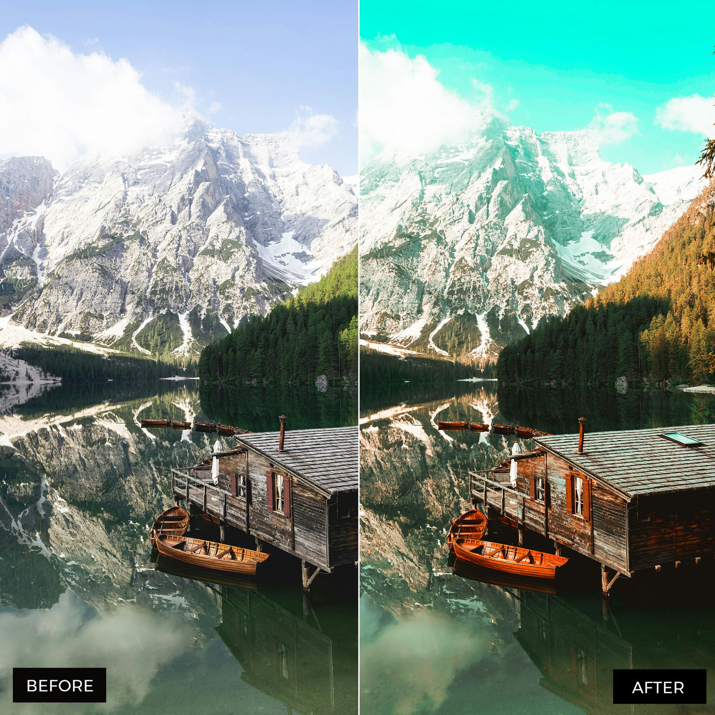 Orange and Teal Lightroom Presets