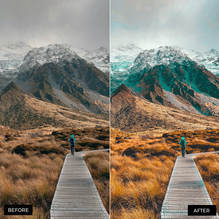 Orange and Teal Lightroom Presets