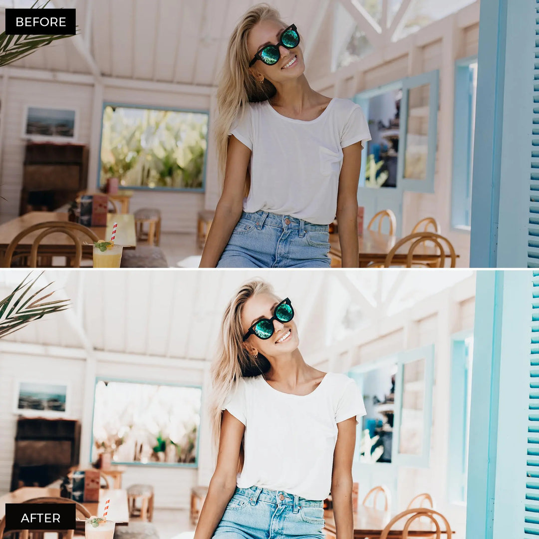 White Blogger Lightroom Presets