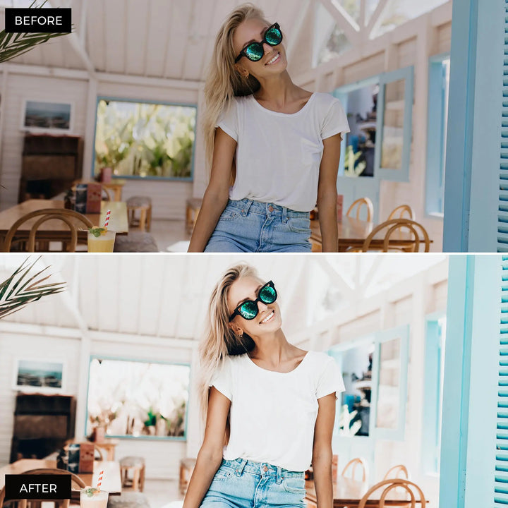 White Blogger Lightroom Presets