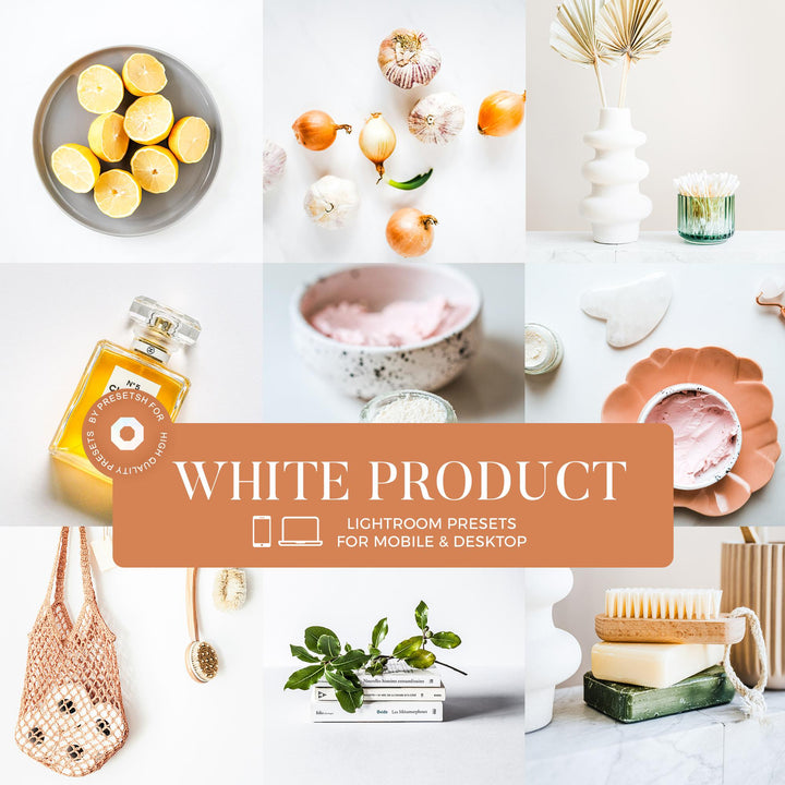 White Product Lightroom Presets