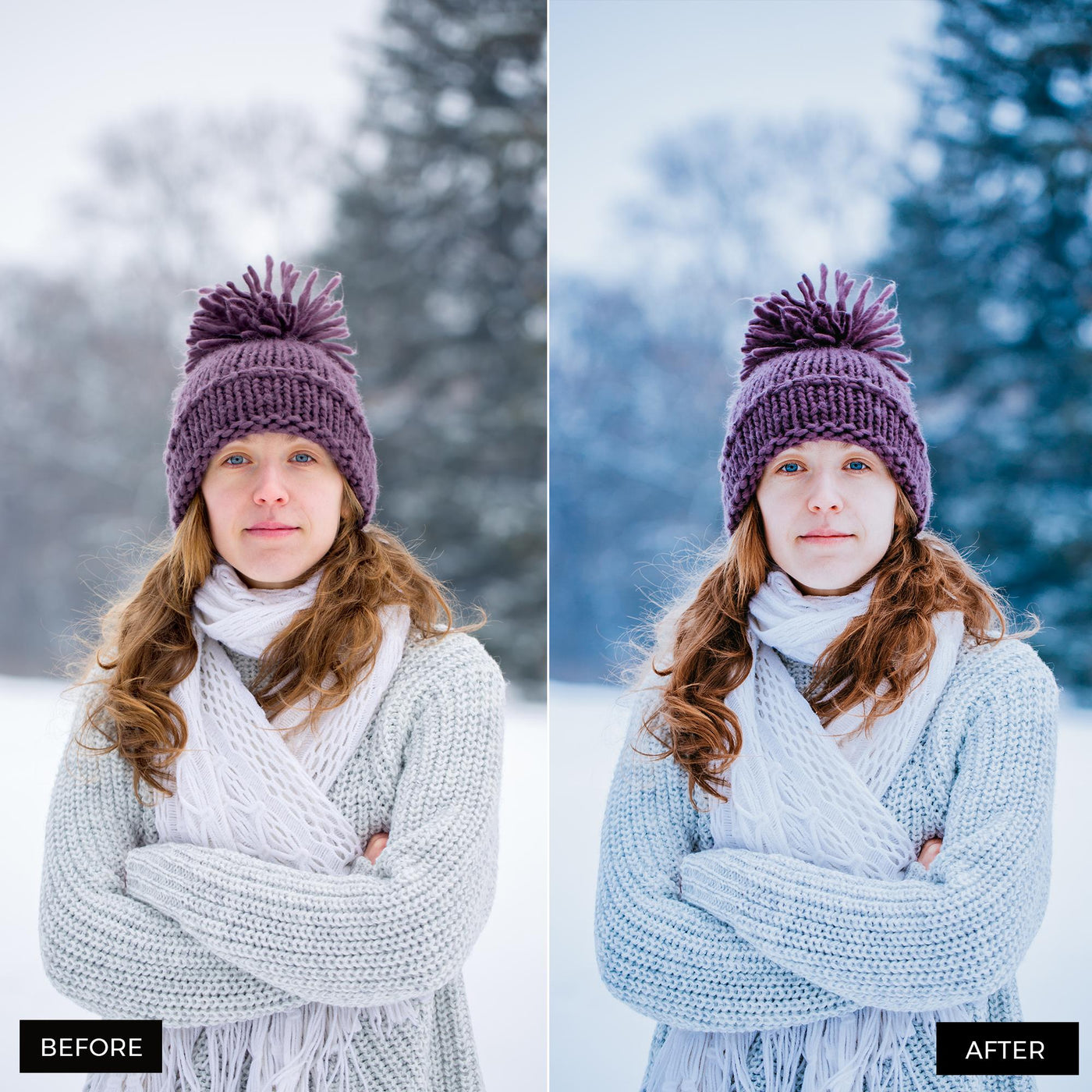 Winter Blues Lightroom Presets