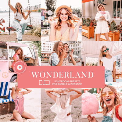 Wonderland Pink Lightroom Presets