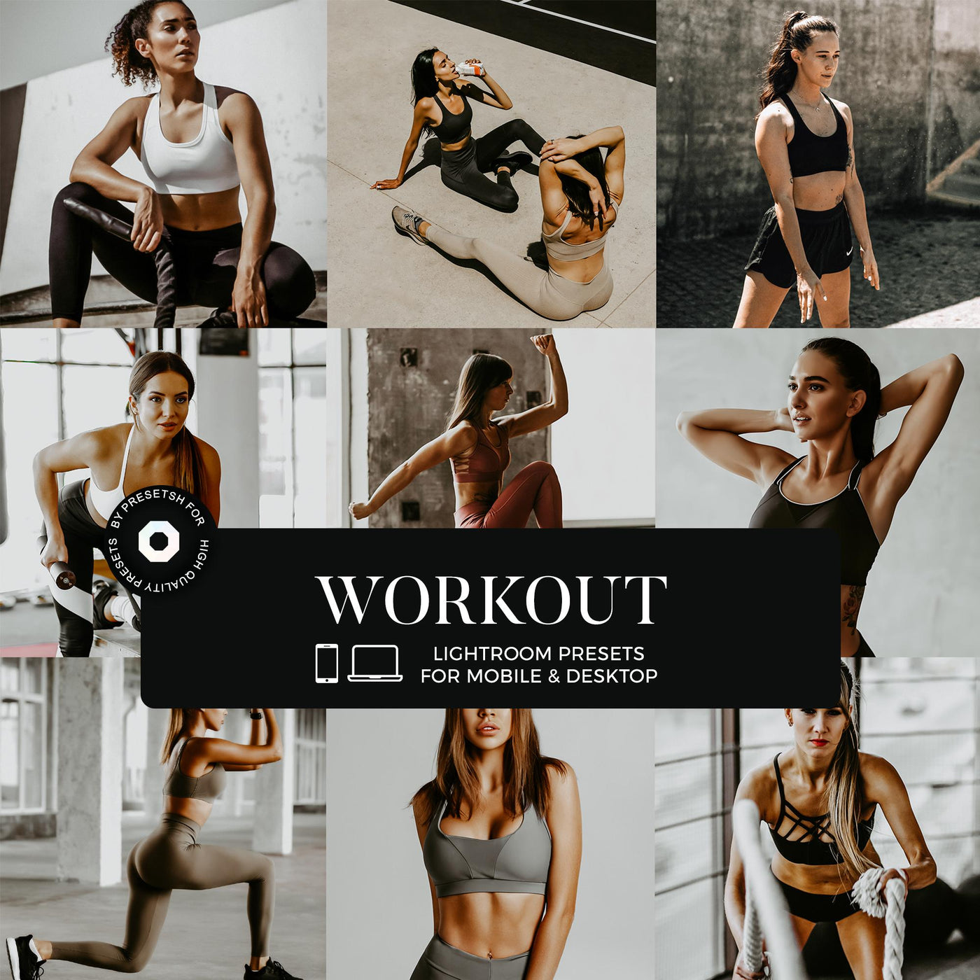 Fitness gym lightroom presets