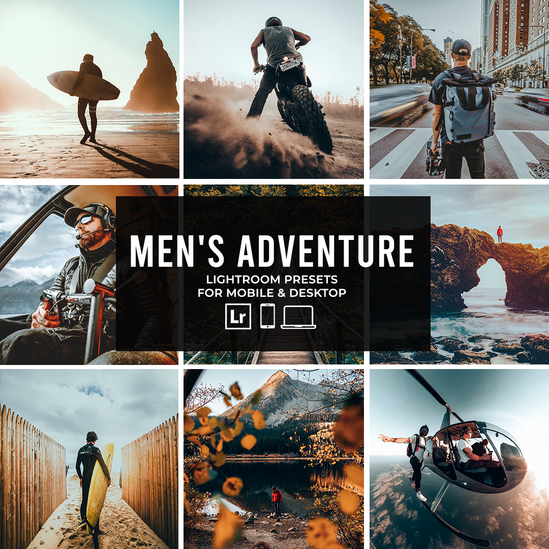 Men's Adventure Lightroom Presets Collection