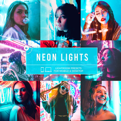 Neon Lights Lightroom Presets Collection