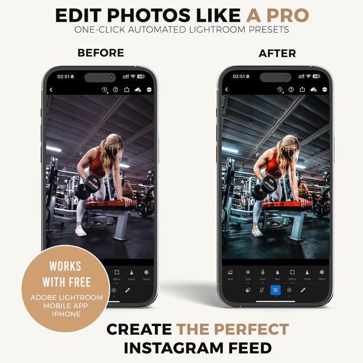 Fitness Lightroom Presets