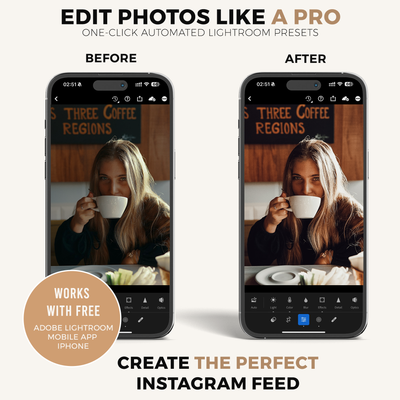 Coffee lightroom presets 