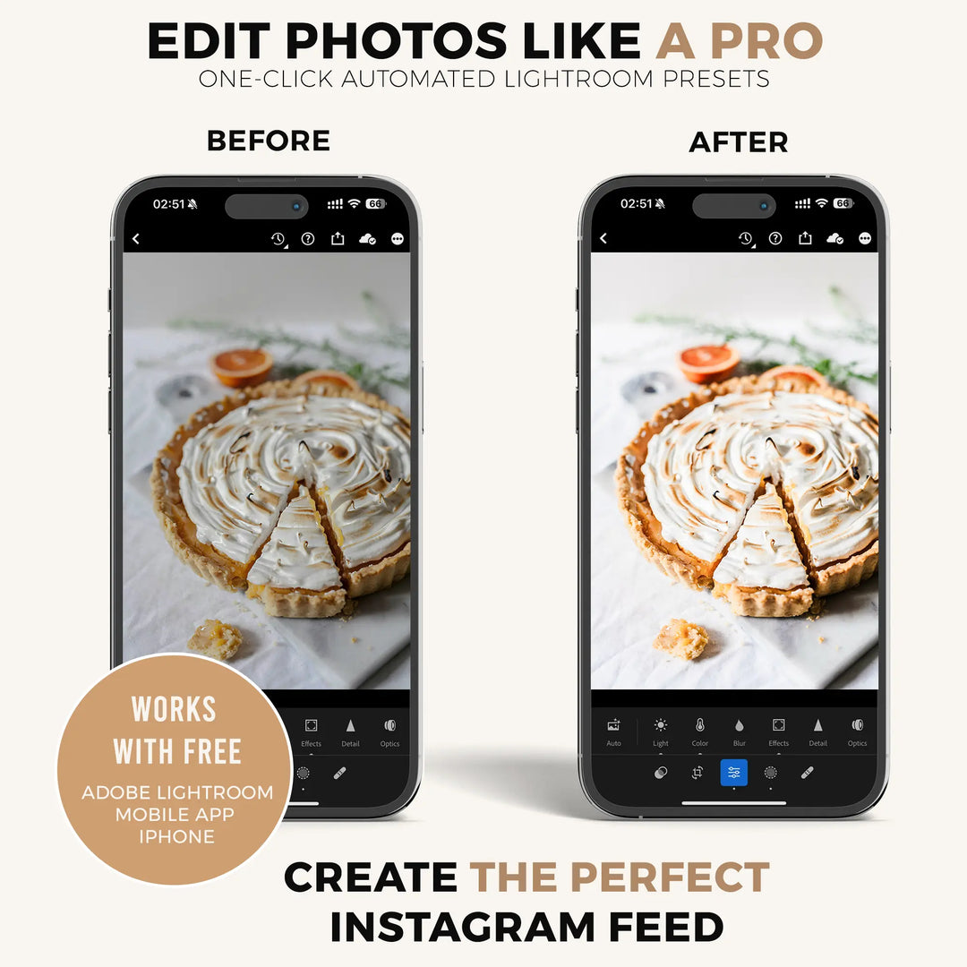 Minimal Food Lightroom Presets