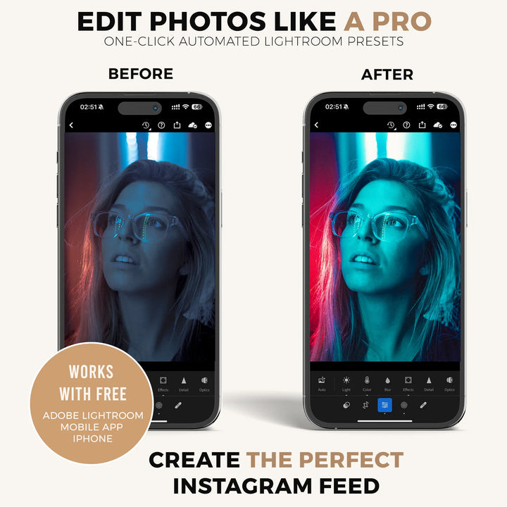 Neon Lightroom Presets