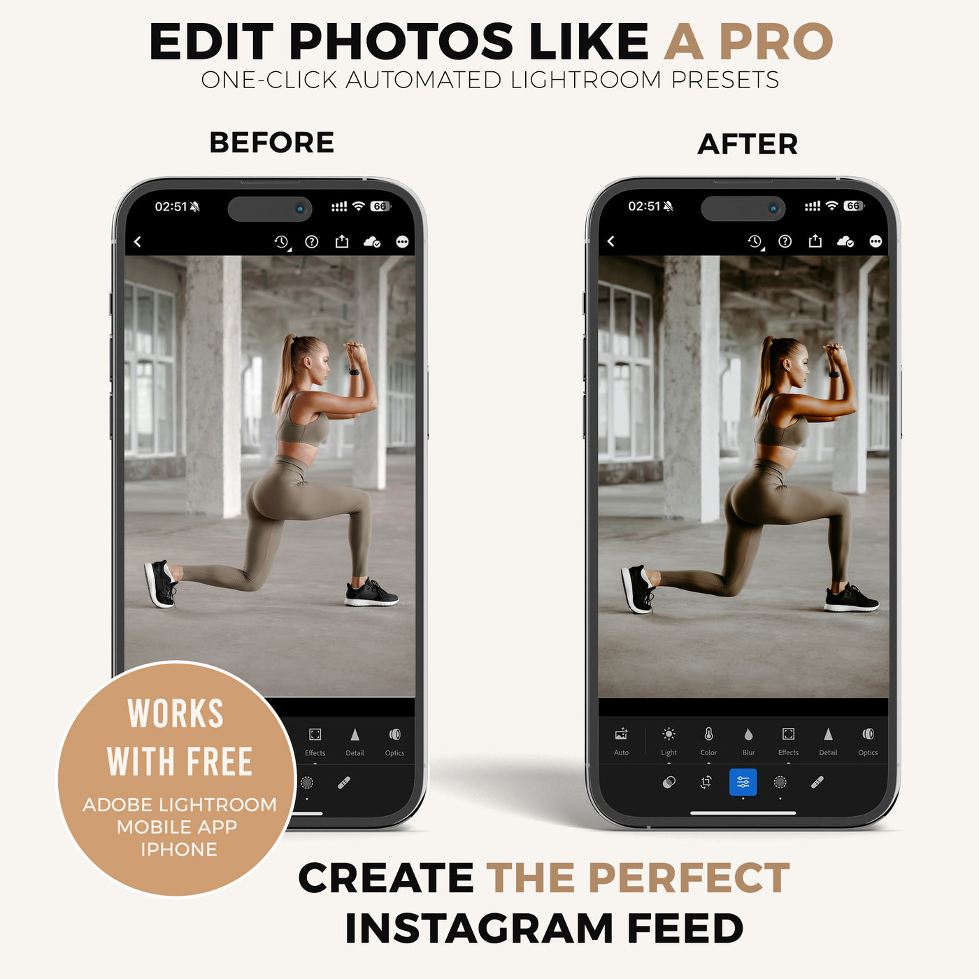 gym lightroom presets