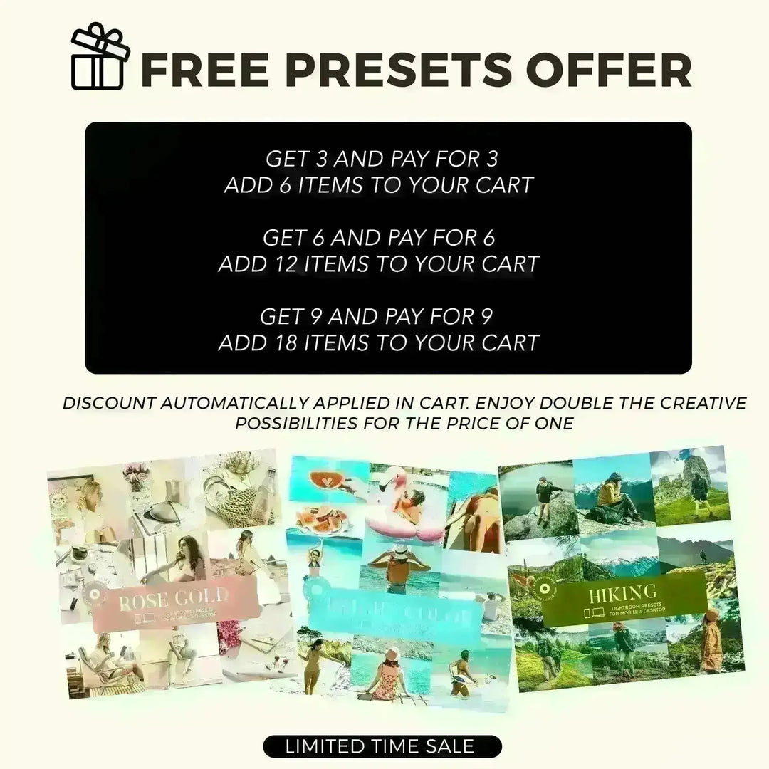 Black Lightroom Presets