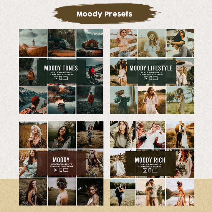 INFLUENCER LIGHTROOM PRESETS BUNDLE PACK (35 PACKS) - Presetsh