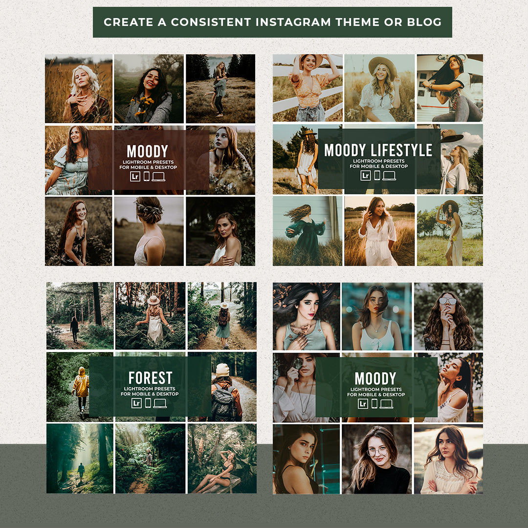 MOODY BUNDLE PRESETS | 12 PACKS (MOBILE + DESKTOP) - Presetsh